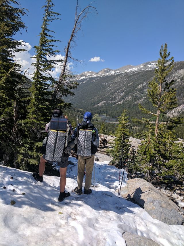 Morning Joe and Picky look down the Valley