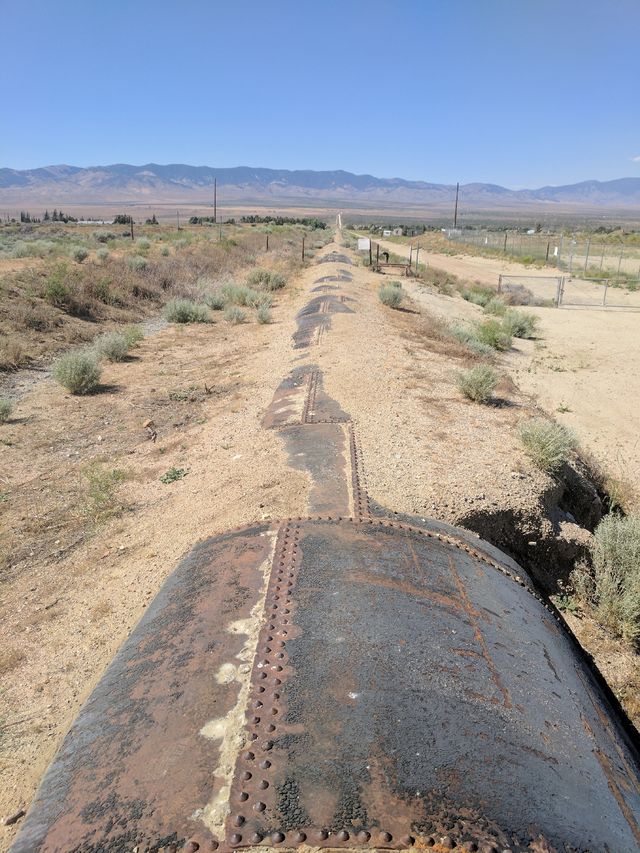 Eventually the aqueduct goes underground, so you follow the pipe. Forever.