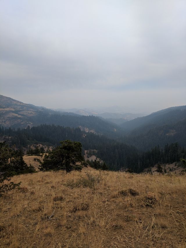 Fires make things smokey, which leads to some neat views.