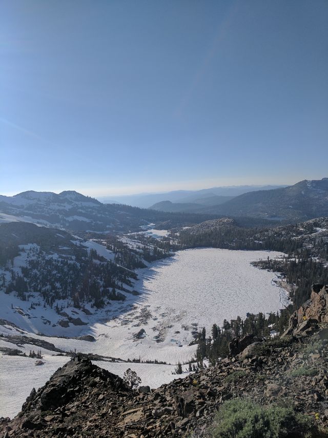 Dicks Lake, the pass' namesake