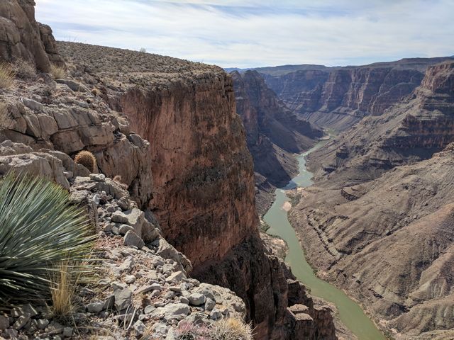 Looking downriver