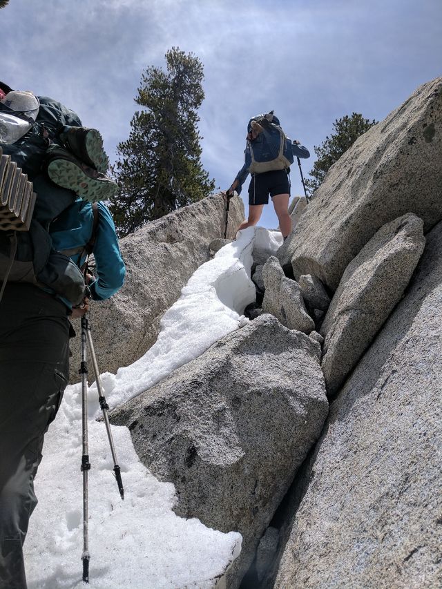 And boulder scrambling