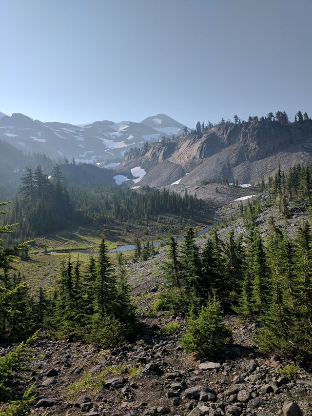 It's like an alpine lake! Except kinda not.