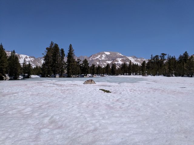 A beautiful alpine lake -- the first of many, I'm sure