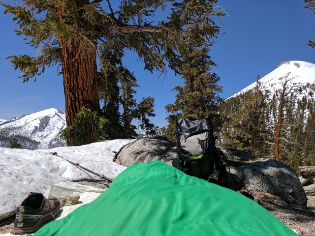 Midday lunch nap at 11,000 feet!