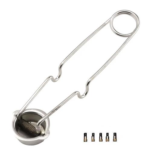 Allume gaz à godet pour tous les types de chalumeaux avec pochette de 5 pierres.