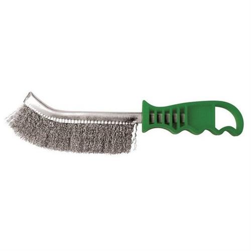 Description détaillée
description
brosse convexe 1 rang

sortie 25 mm

support 260 x 15 mm.

caractéristiques
matériau de garnissage	inox