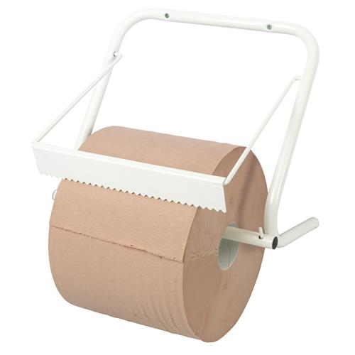 Distributeur métallique blanc
fixation murale
laize 30 cm
1 bobine