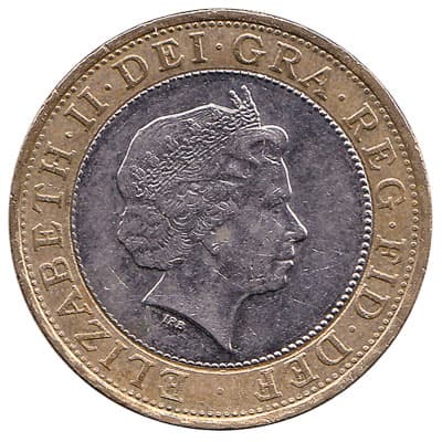  2 pounds (2 pounds) piece - front 