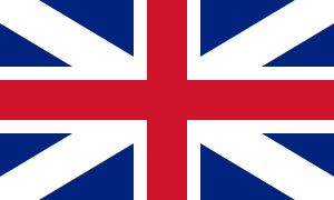 The British flag is an overlay of the English and Scottish flags.