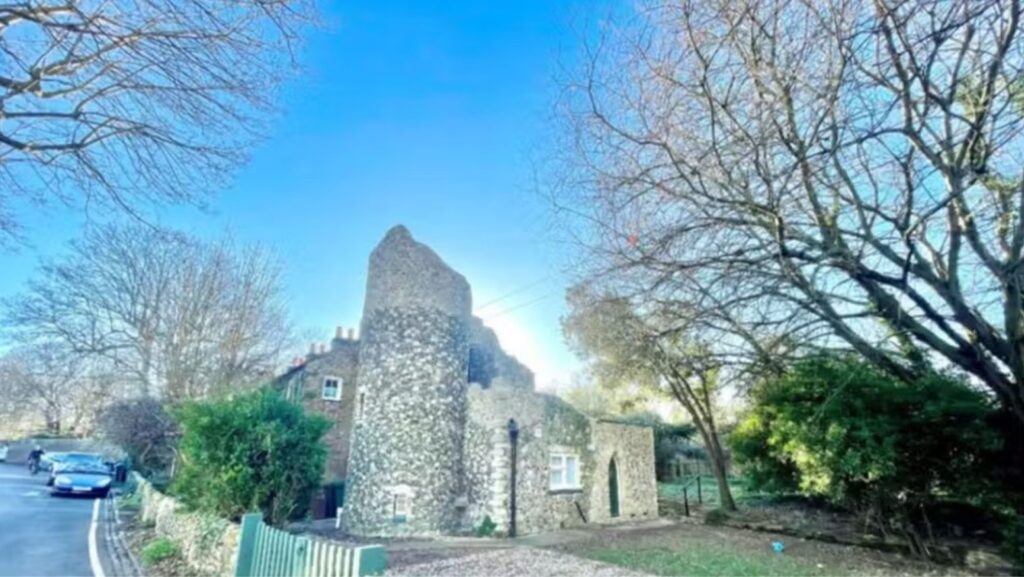 Small castle in the National Trust Morden Hall Park