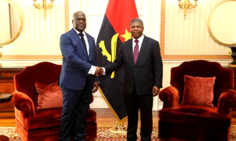 Digitalcongo.net | En marge de sa rencontre avec son homologue congolais Félix Tshisekedi, le président João Lourenço suggère des accords avec la RDC dans le domaine de sécurité