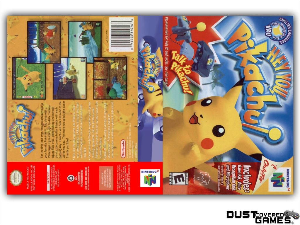 hello pikachu n64