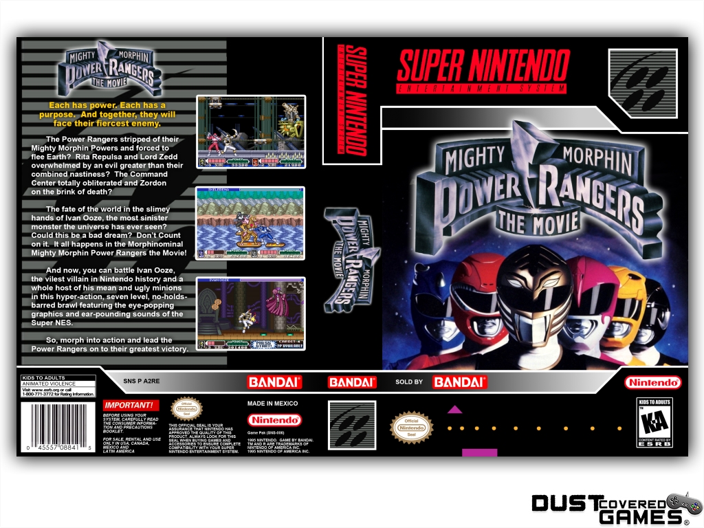 mighty morphin power rangers the movie snes