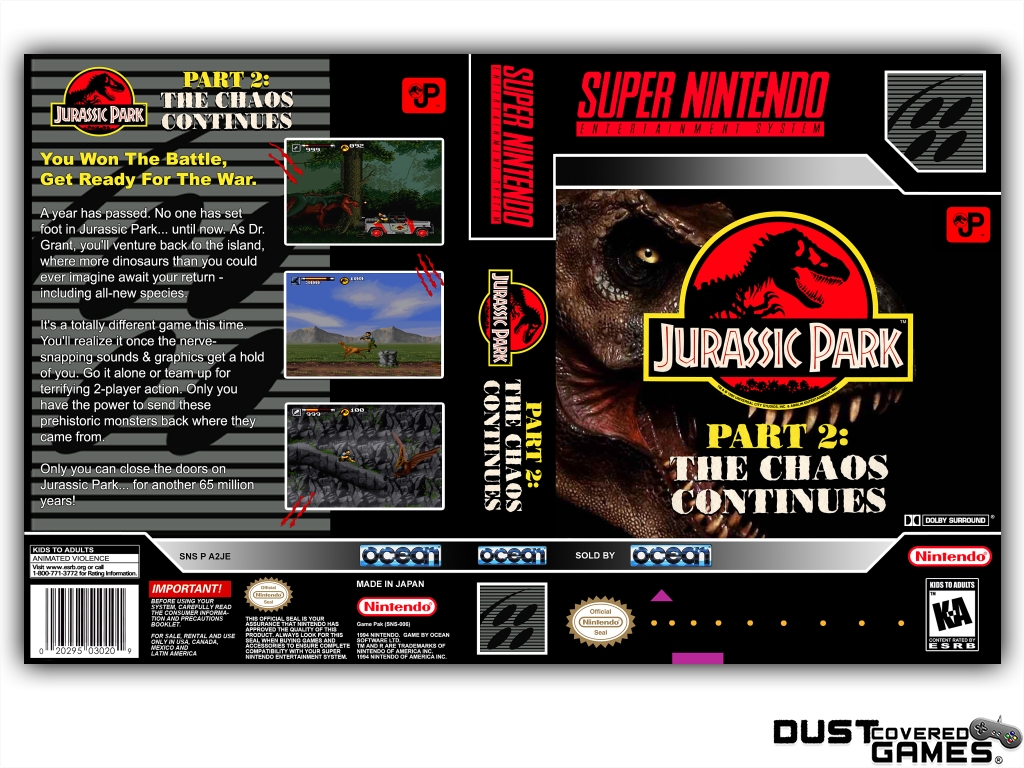 download jurassic park 2 snes