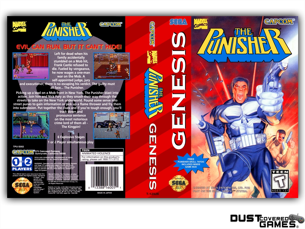 punisher sega genesis