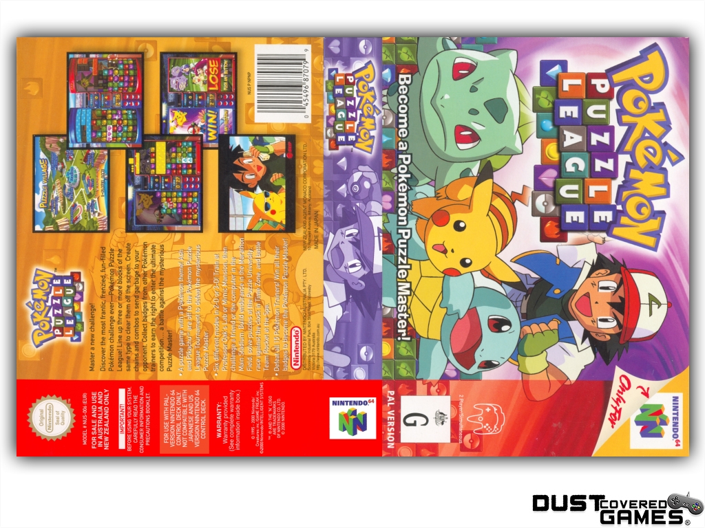 cheats codes pokemon puzzle league n64