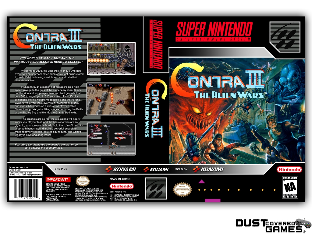 super contra game console