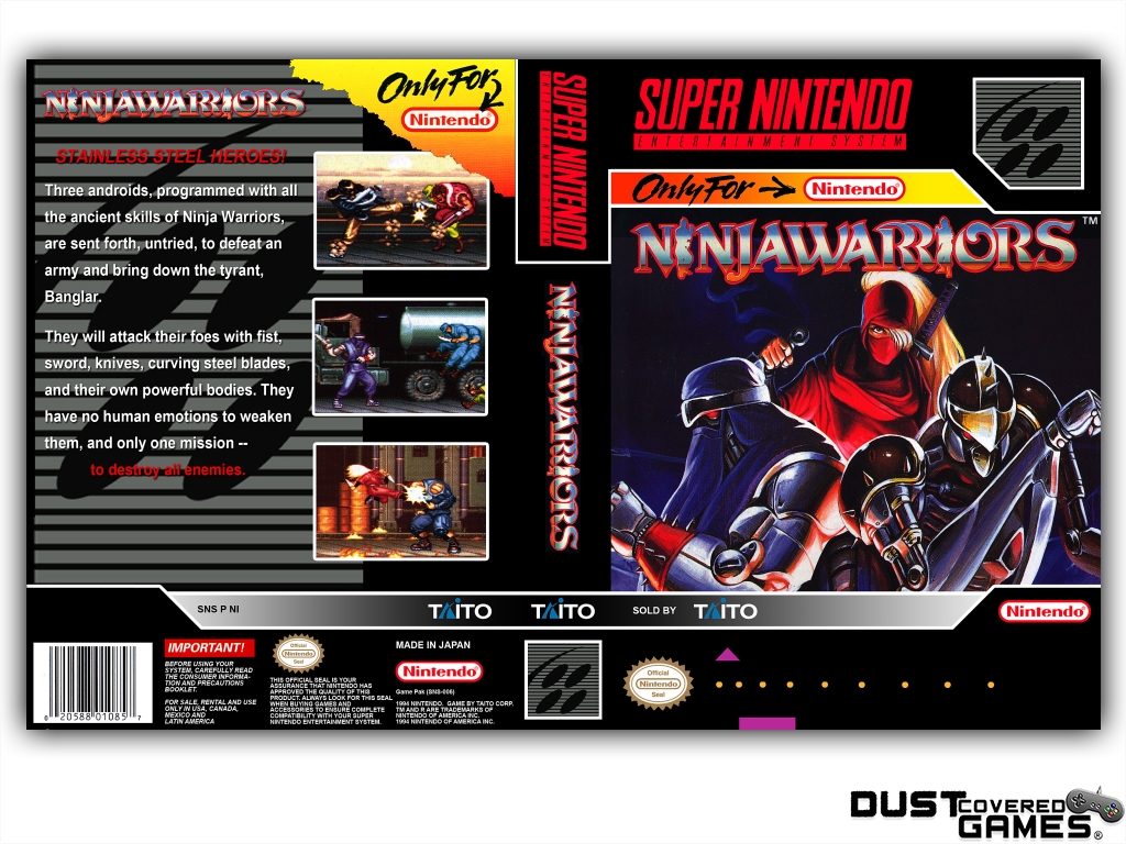 ninja warriors super nintendo