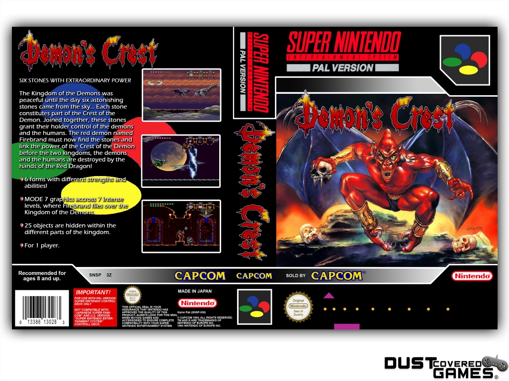 super nintendo demon's crest