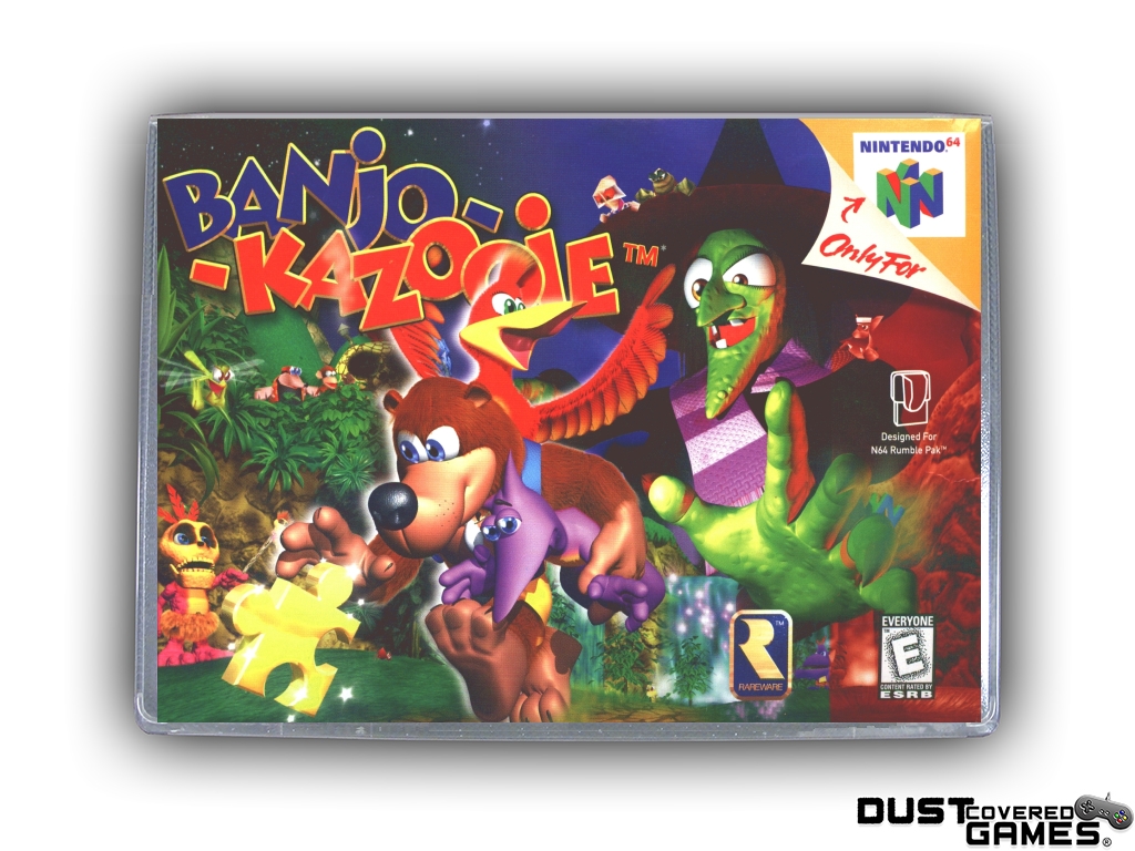 Banjo Kazooie N64 Nintendo 64 Game Case Box Cover Brand New Professional Quality Ebay - banjo kazooie n64 cover front jp roblox