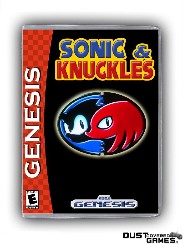 Sonic and Knuckles GEN Genesis Game Case Box Cover Brand New Pro