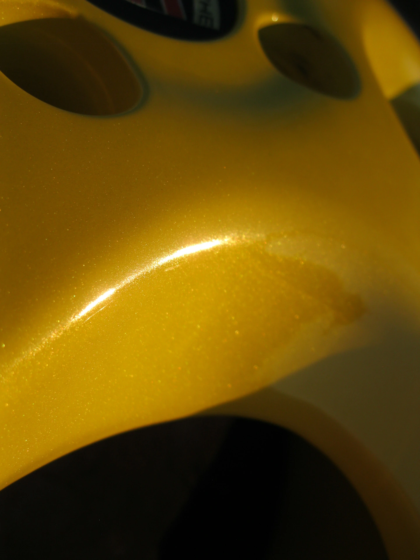 Porsche in Yellow с зерном
