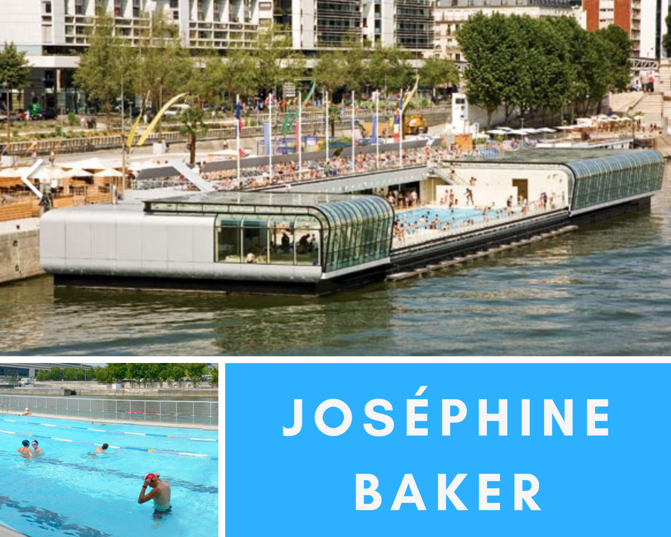 Josephine Baker outdoor pool best swimming pools Paris