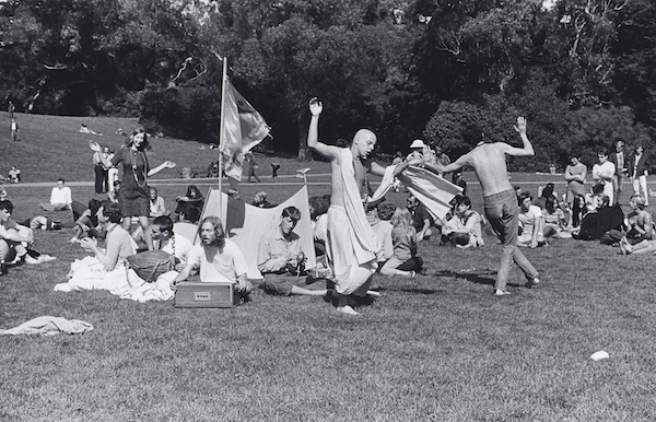 Ruth-Marion Baruch, "Hare Krishna Dance in Golden Gate Park, Haight Ashbury," 1967. 