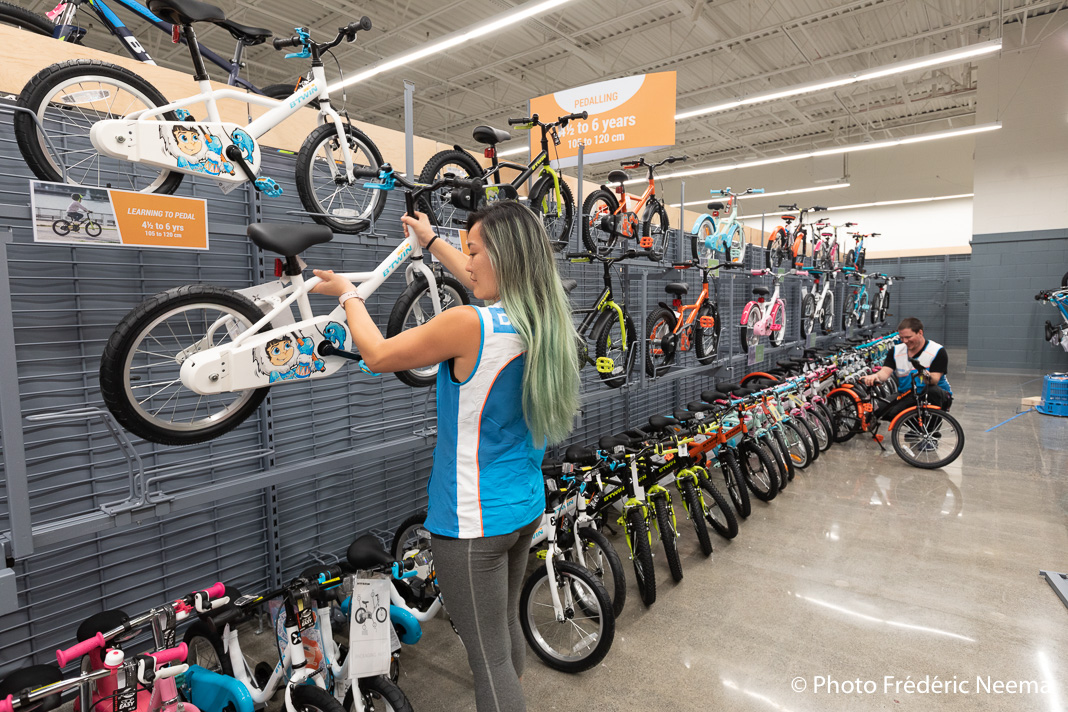 Octamedia Productions - We photographed, Sophie O'Kelly de Gallagh, COO of Decathlon  USA during the opening of their new store in San Francisco. Decathlon is  the world's largest sporting goods with over