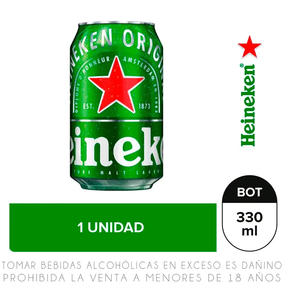 Cerveza Heineken Original Lata ()