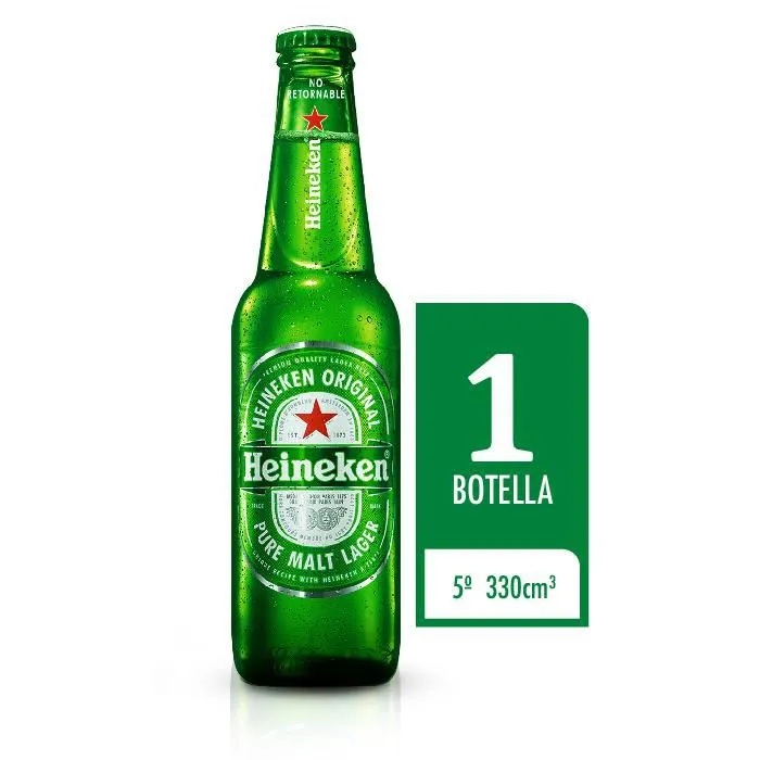 Cerveza Heineken Original Botella (330 ml)