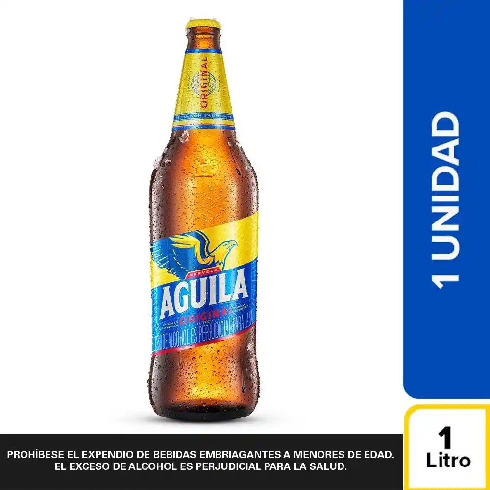 Cerveza Aguila Original Litron (1 lt)