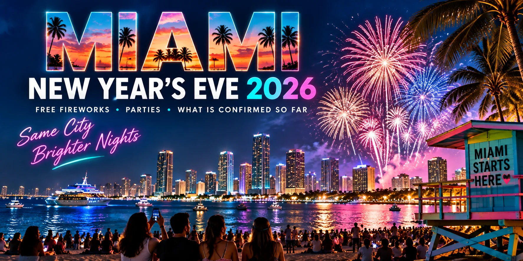 Miami New Year's Eve 2026: Free Fireworks, Parties and What Is Confirmed So Far
