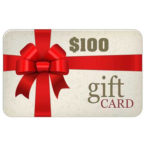 E-Gift Card:  $100