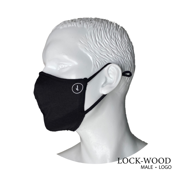 Face Masks Merino Wool Bamboo Fabric Branded with LOCK-WOOD Logo
