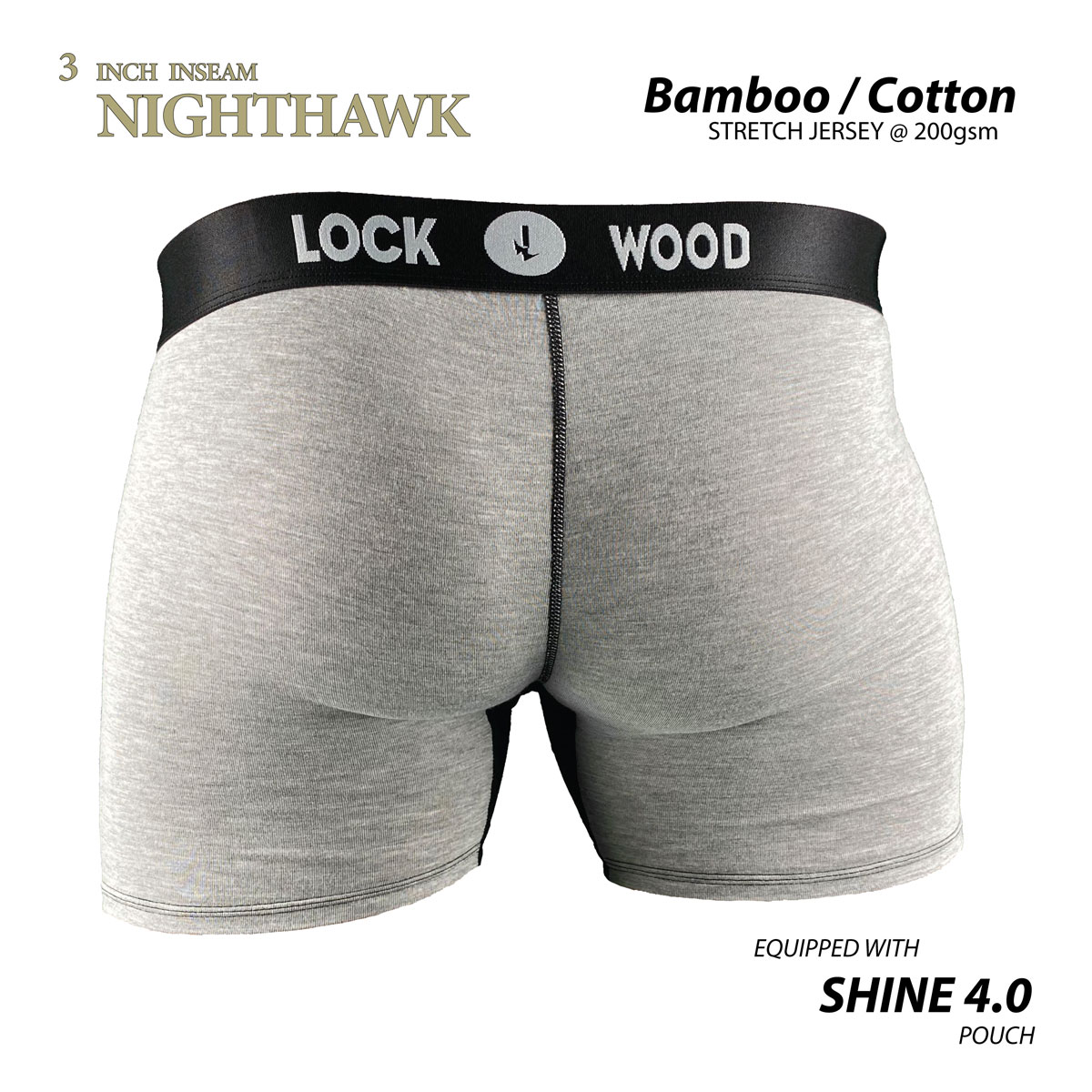 Comfort Pouch Boxer Briefs Bamboo / Cotton Fabric