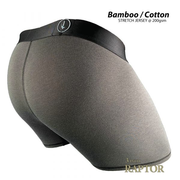 CONTACT SPORT, BOXER BRIEFS, • BAMBOO / COTTON Fabric @ 200gsm, • JOCK  Pocket BUILT IN, (1 Pack)