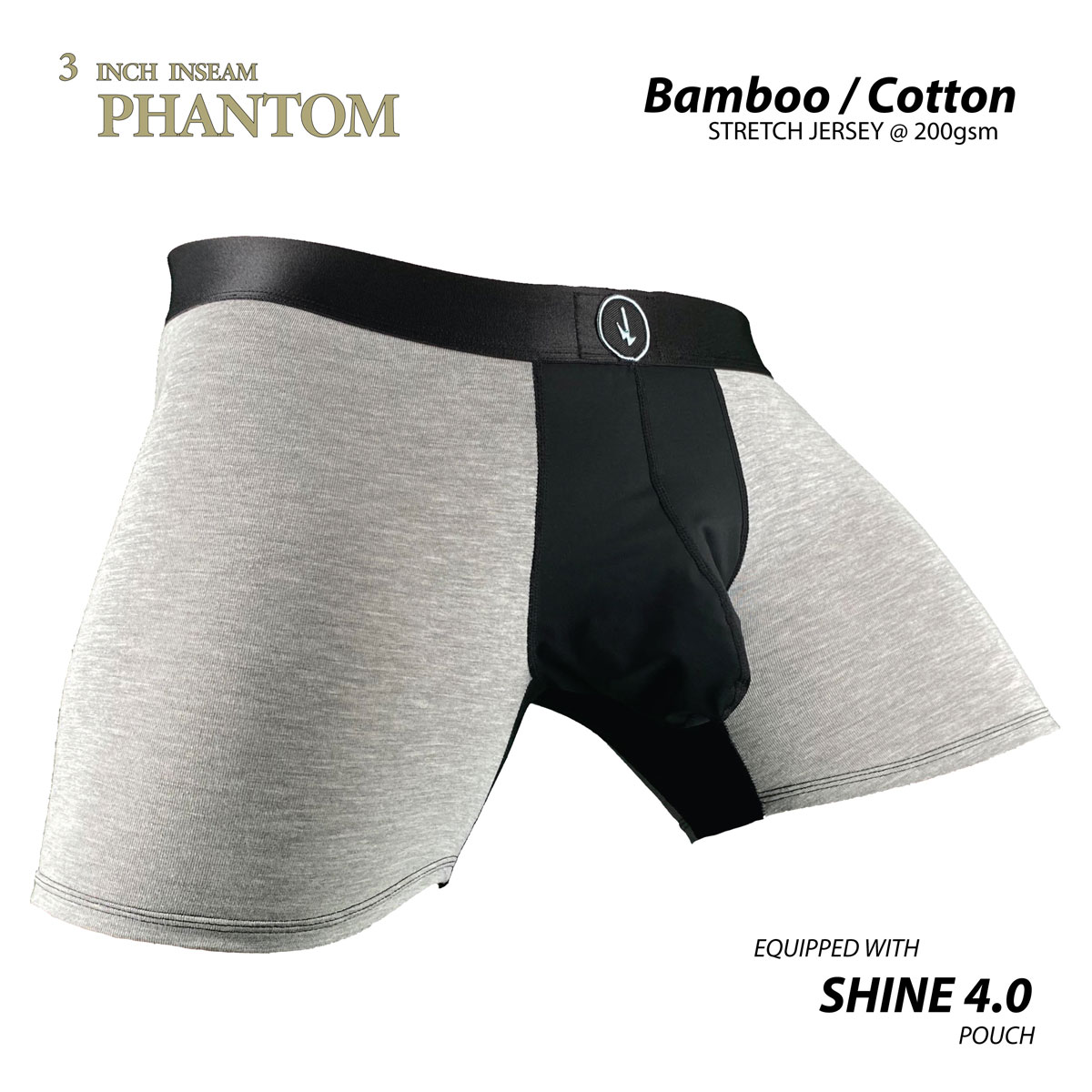 Comfort Pouch Boxer Briefs Bamboo / Cotton Fabric