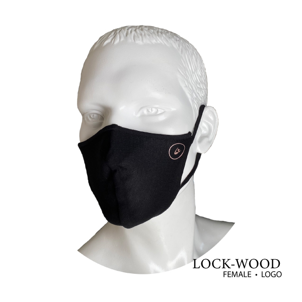 Face Masks Merino Wool Bamboo Fabric Branded with LOCK-WOOD Logo