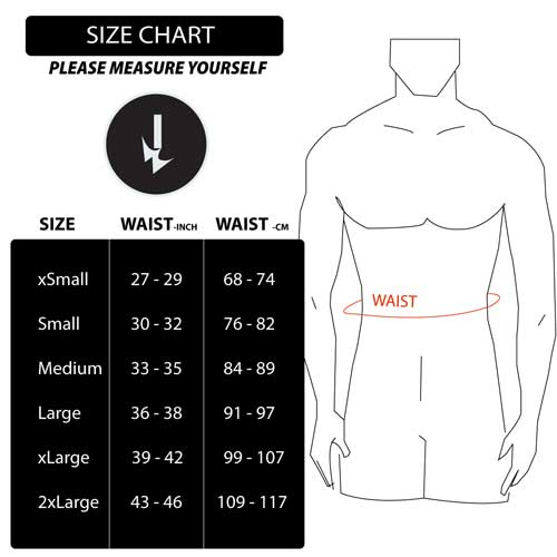 Male Size Chart LOCK-WOOD