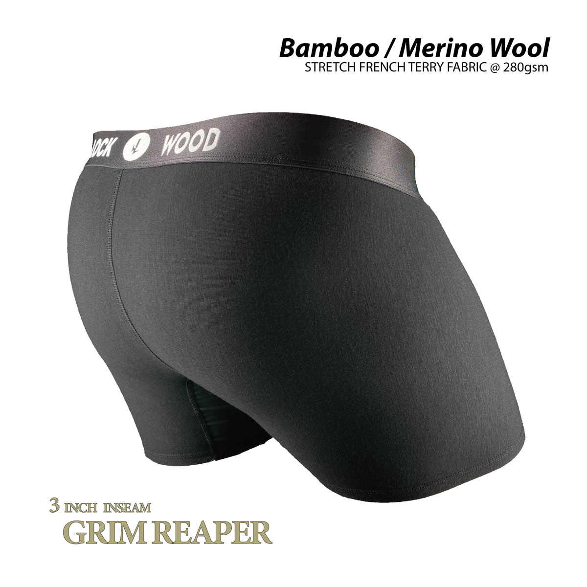 Comfort Pouch Boxer Briefs Bamboo / Merino Wool Fabric