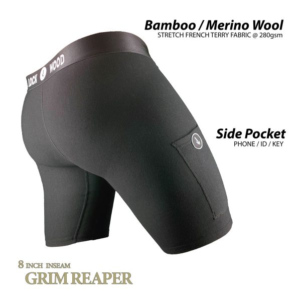 CONTACT SPORT, BOXER BRIEFS, • BAMBOO / COTTON Fabric @ 200gsm, • JOCK  Pocket BUILT IN, (1 Pack)