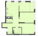 3-комнатная планировка квартиры в доме по адресу Северо-Сырецкая улица дом 3