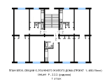 Поэтажная планировка квартир в доме по проекту 1-480-15вкп