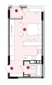 1-комнатная планировка квартиры в доме по адресу Берковецкая улица 6 (3)