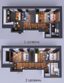 3-комнатная планировка квартиры в доме по адресу Ломоносова улица 40