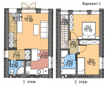 Поэтажная планировка квартир в доме по адресу Мечникова улица 93 (2)
