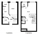 3-комнатная планировка квартиры в доме по адресу Богуславская улица 1-6 (6)