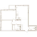 2-комнатная планировка квартиры в доме по адресу Правды / Выговского №6.3